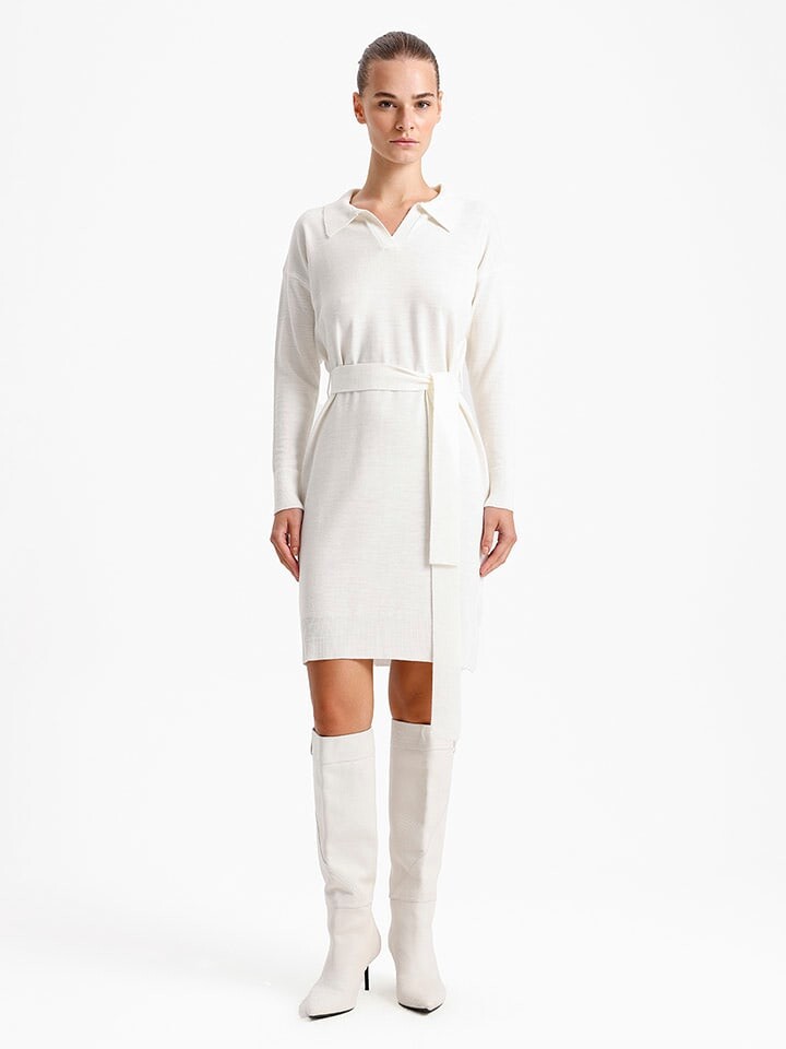 

Короткое платье BGN Strickkleid, кремовый