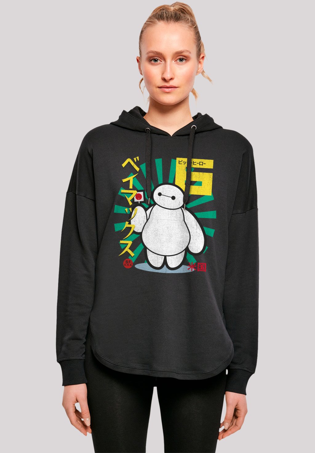 

Толстовка BIG HERO 6 BAYMAX LOLLYPOP - Hoodie F4NT4STIC, черный