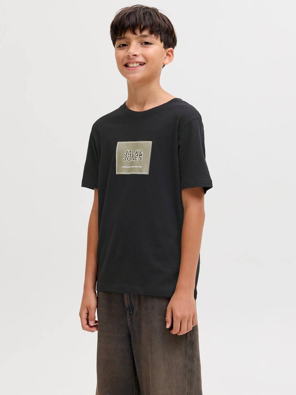 Jack & Jones Junior Футболка в черном цвете — фото 3