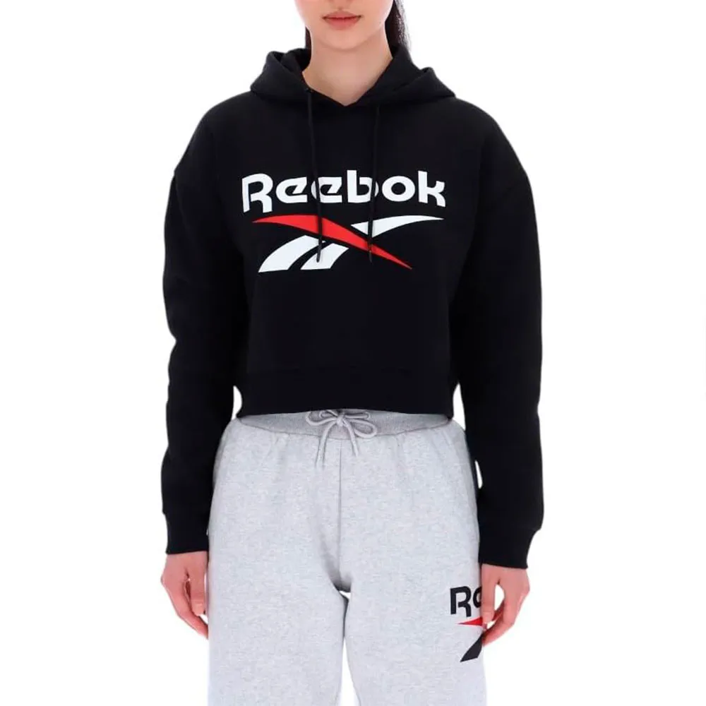 

Худи Reebok Classics Avery 2 Col Oversized Cropped, черный