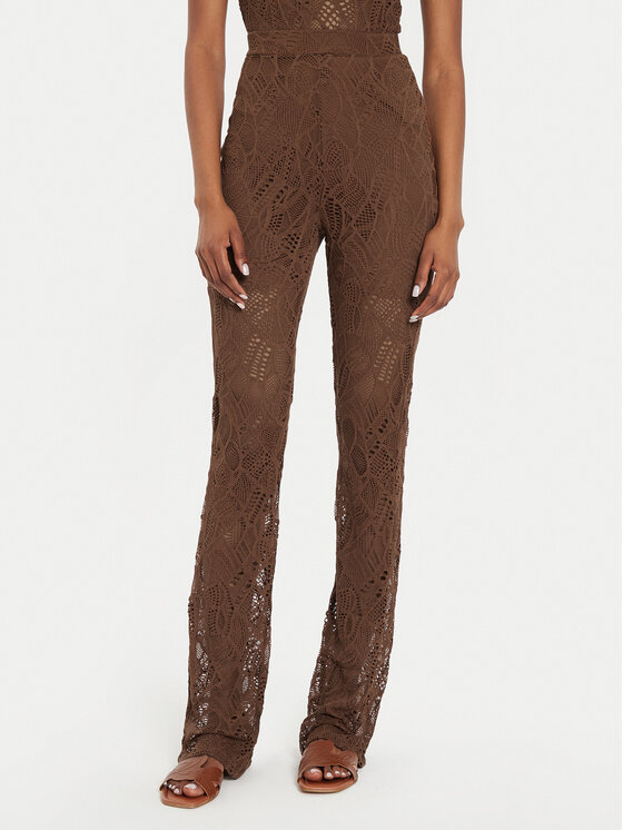 

Брюки slim fit Hilma 10909230 Gestuz, коричневый