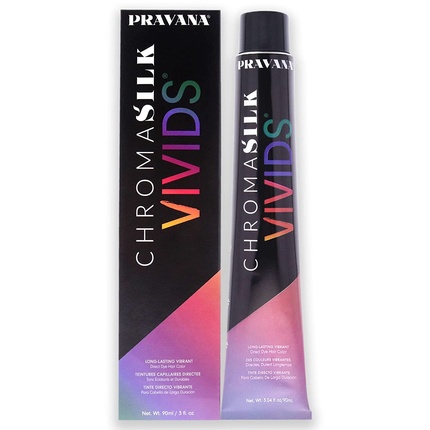 

ChromaSilk Vivids, стойкий, яркий, голубой топаз, 3,04 жидких унции Pravana