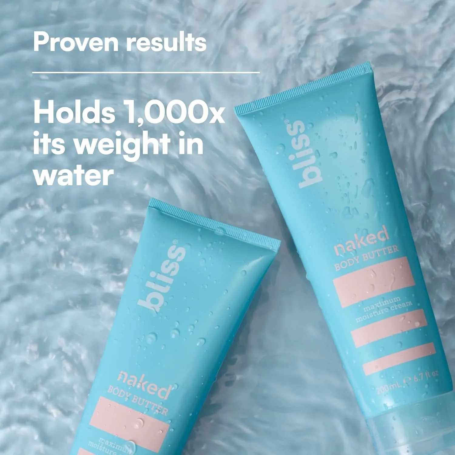 Bliss - Naked Body Butter - Unscented - максимально увлажняющий крем - 200 мл - ежедневный увлажняющий крем для женщин и мужчин - без отдушек - веганский и cruelty free 198 мл (1 шт.) — фото 2