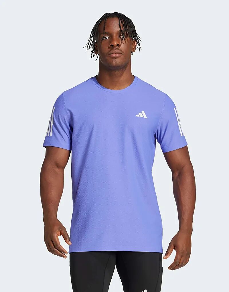 

Футболка adidas Running Own The Run синего цвета adidas performance