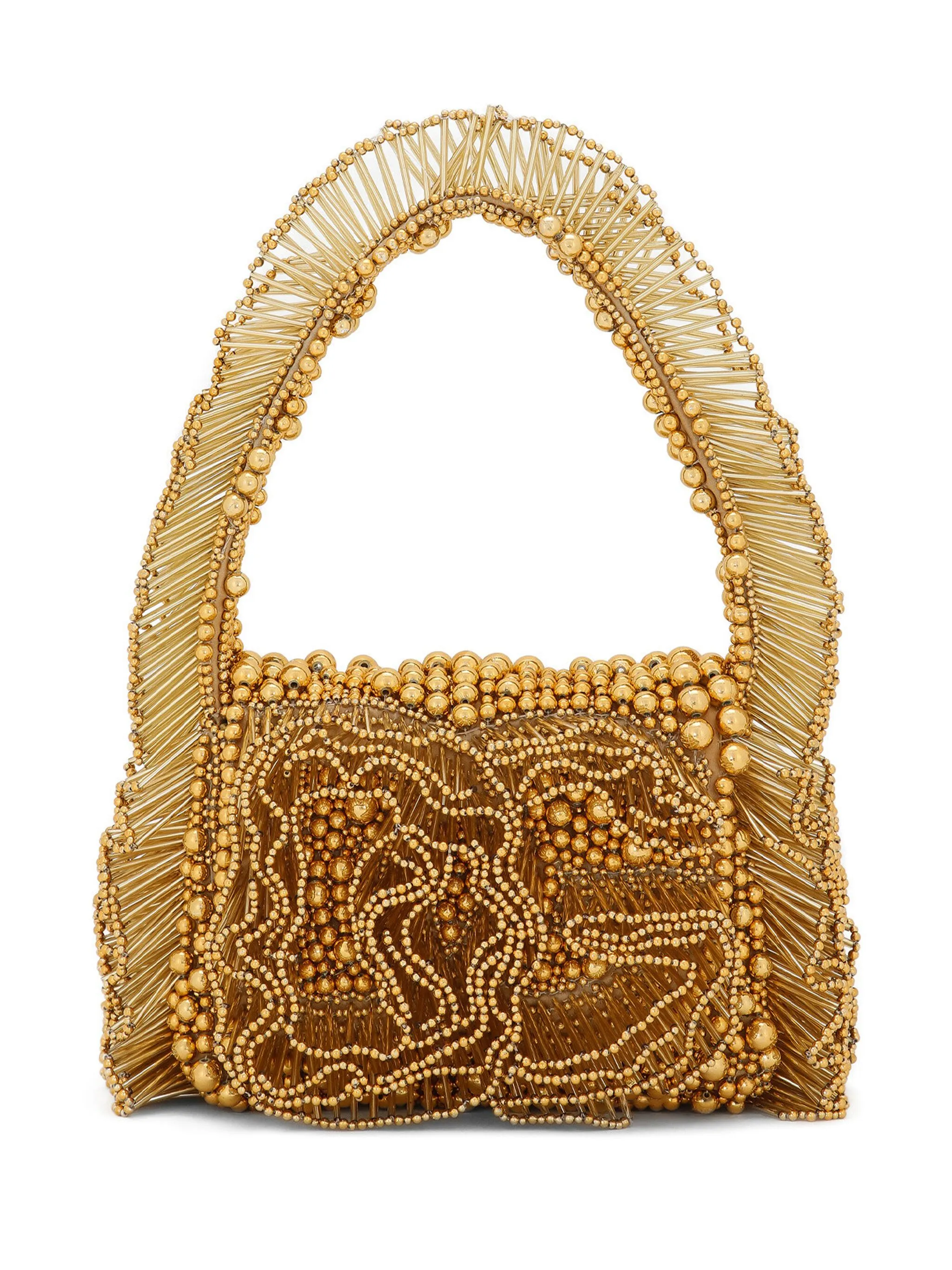 

Сумка-тоут с кристаллами Dolce & Gabbana, золотистый