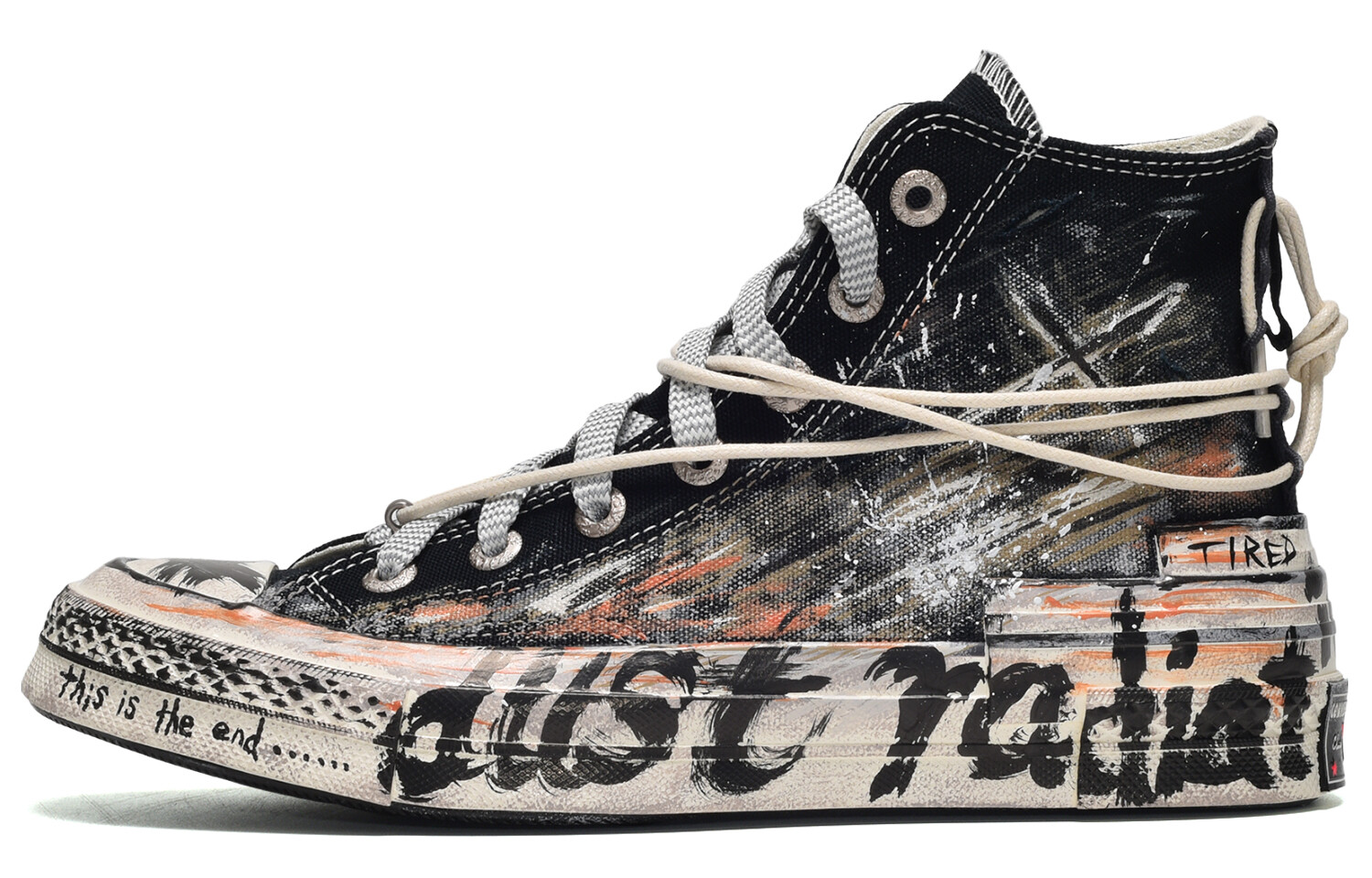 

Chuck 70 Canvas Shoes Unisex High-top Black/white Converse