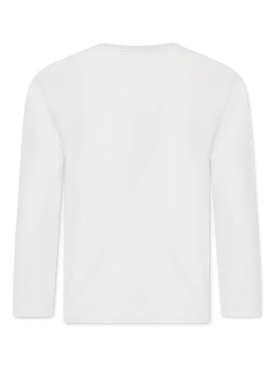 Stone Island Junior футболка с длинными рукавами и логотипом, белый — фото 2