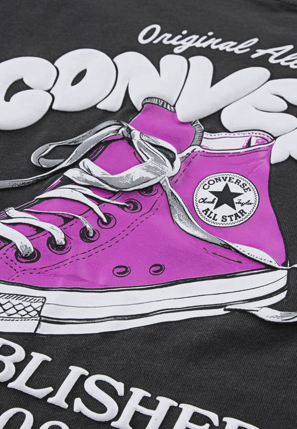 Футболка с принтом "пузырьки" Converse, Dark Matter — фото 4