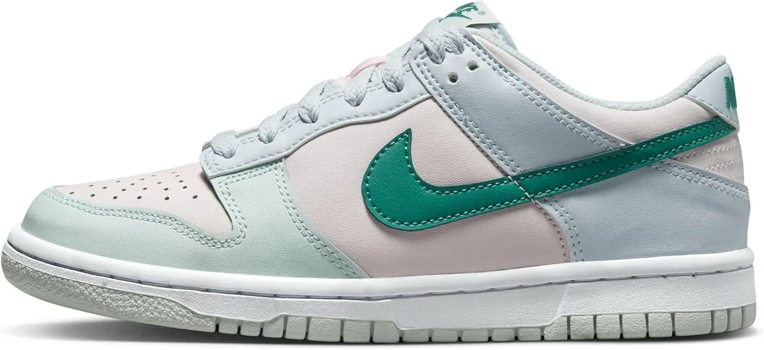 Кроссовки Nike Dunk Low для мальчиков, Football Grey/Teal Metallic
