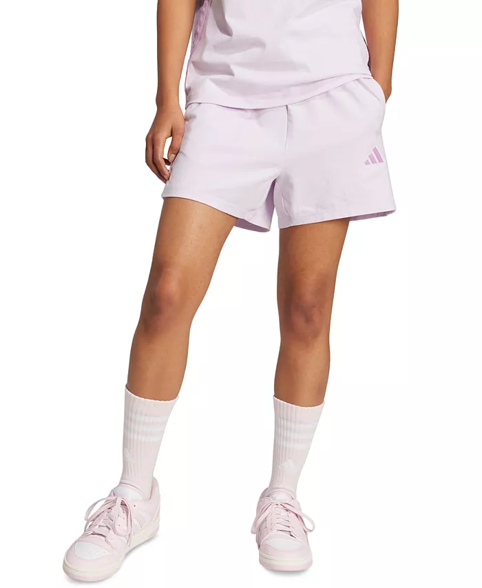 

Женские эластичные шорты на кулиске Essential Drawstring Pull-On adidas, фиолетовый