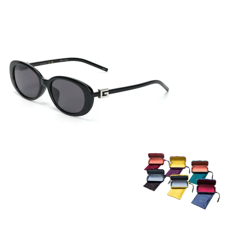 

GUCCI Солнцезащитные очки овальной формы Eyewear Oval Frame, Black