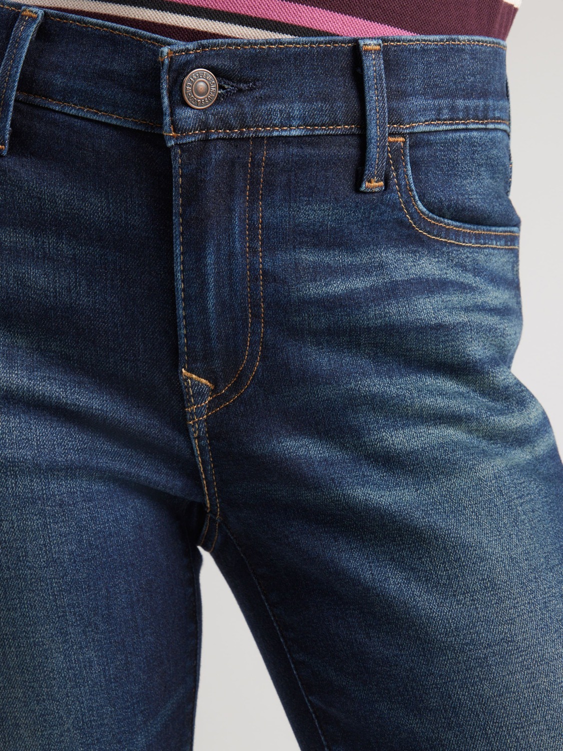 LEVI'S  Скинни джинсы '710 Super Skinny Jeans' в темно-синем цвете — фото 2