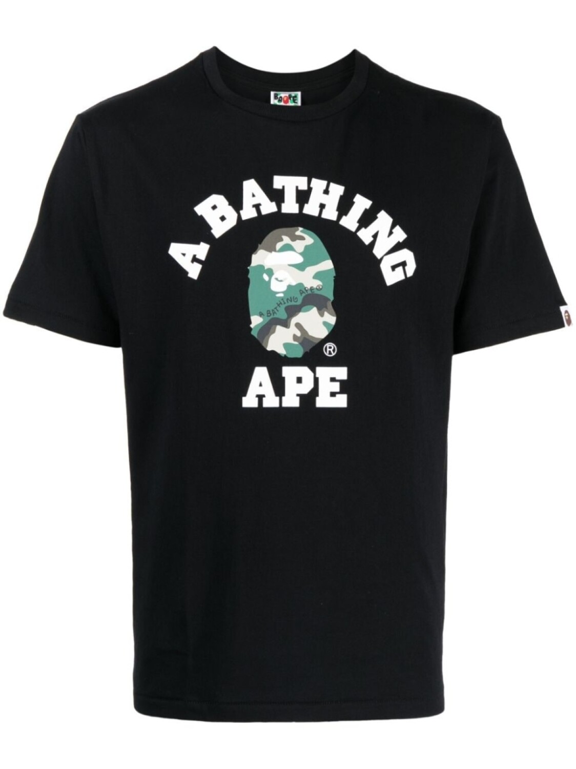 

A BATHING APE футболка с логотипом, черный