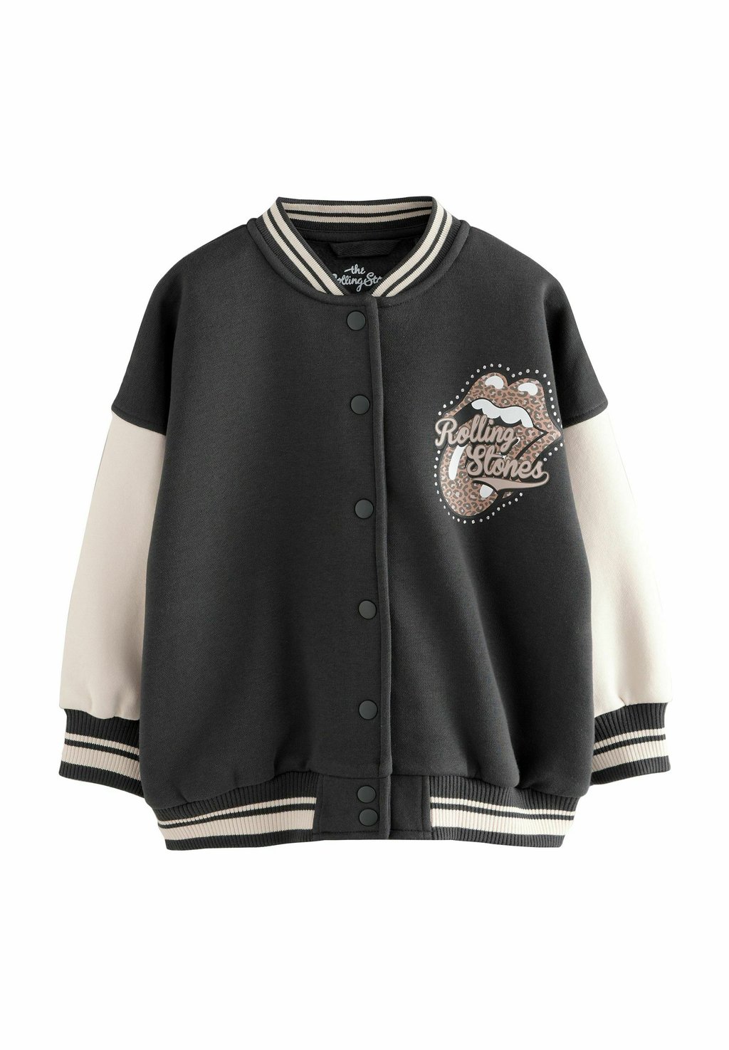 

Куртка-бомбер VARSITY EMBROIDERED Next, черный