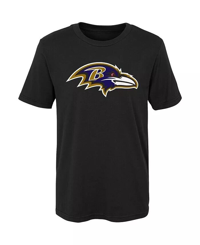 

Футболка с логотипом Baltimore Ravens Primary для мальчиков и девочек, черная Outerstuff