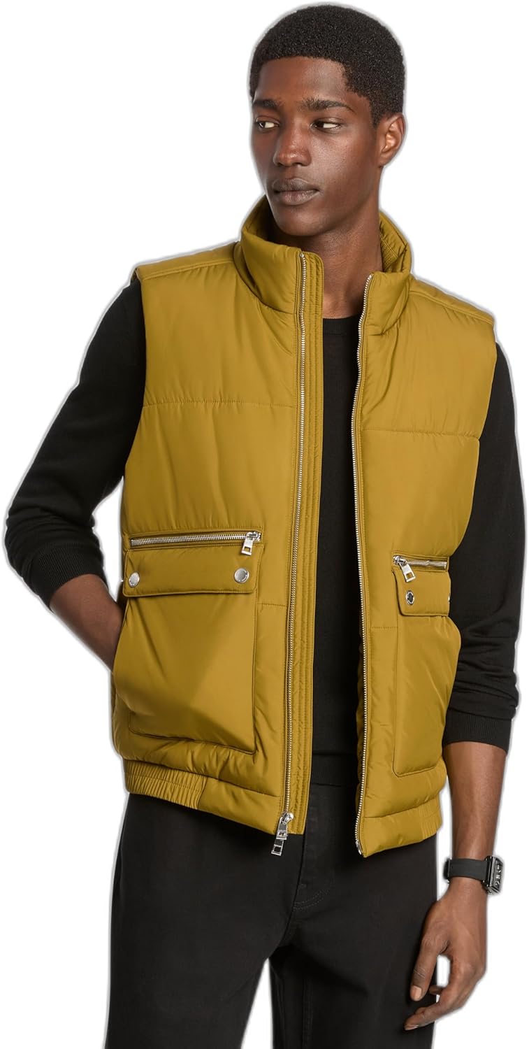 

Michael Kors мужская матовая пуховая жилетка, Pistachio