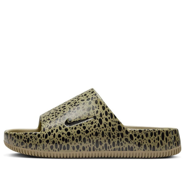 Тапочки calm slide 'neutral olive safari' Nike, зеленый