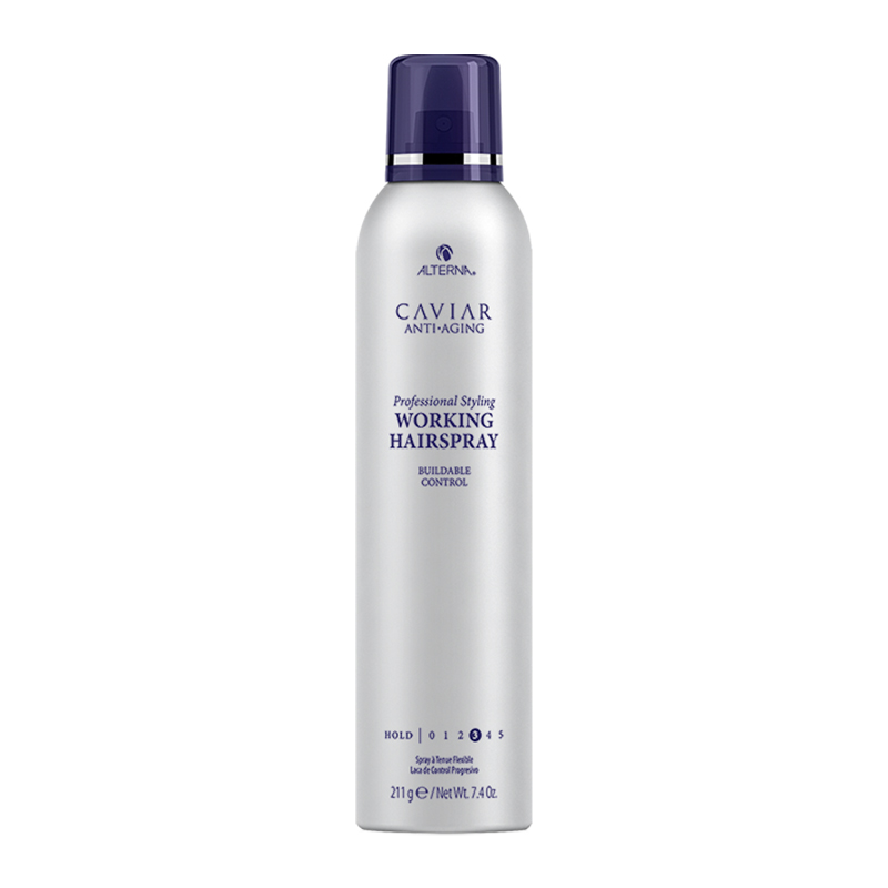 

Сухой, эластичный лак для волос working hairspray Alterna, вес 211 гр.