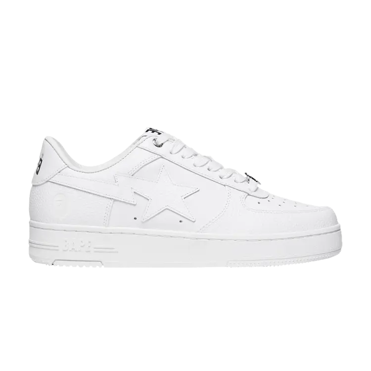 

Кроссовки BAPE Bapesta Triple White, белый