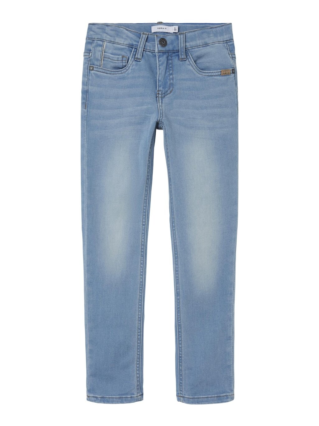 Джинсы Skinny Fit NKMTHEO PANT Name it, цвет light blue denim — фото 3