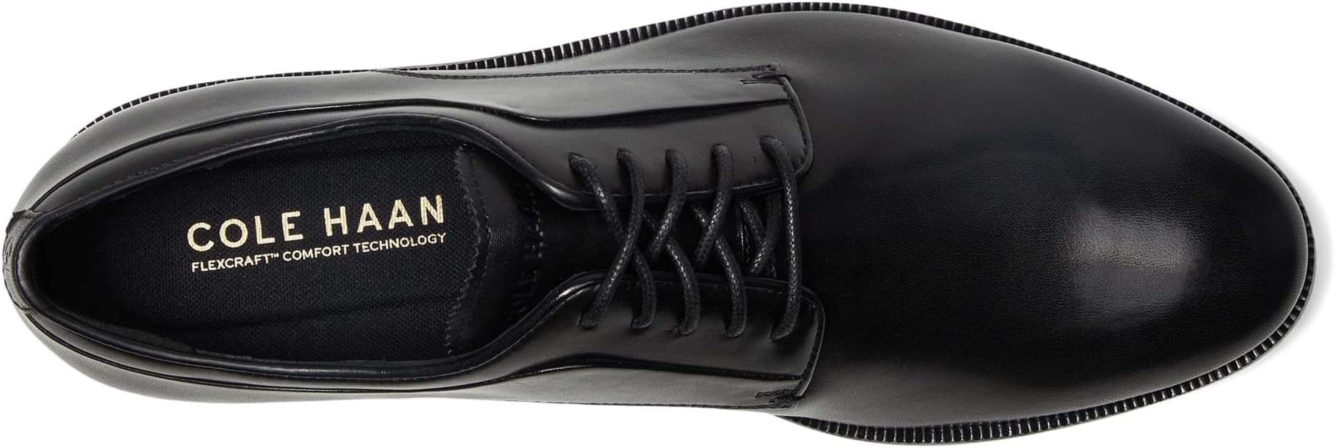 Оксфорды Cole Haan Men's Dean Grand Plain Toe Oxfords, Black/Natural/Dark Natural — фото 2