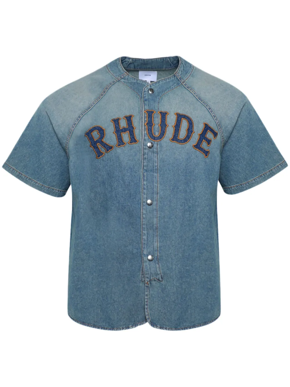 

Джинсовая рубашка Baseball RHUDE, синий