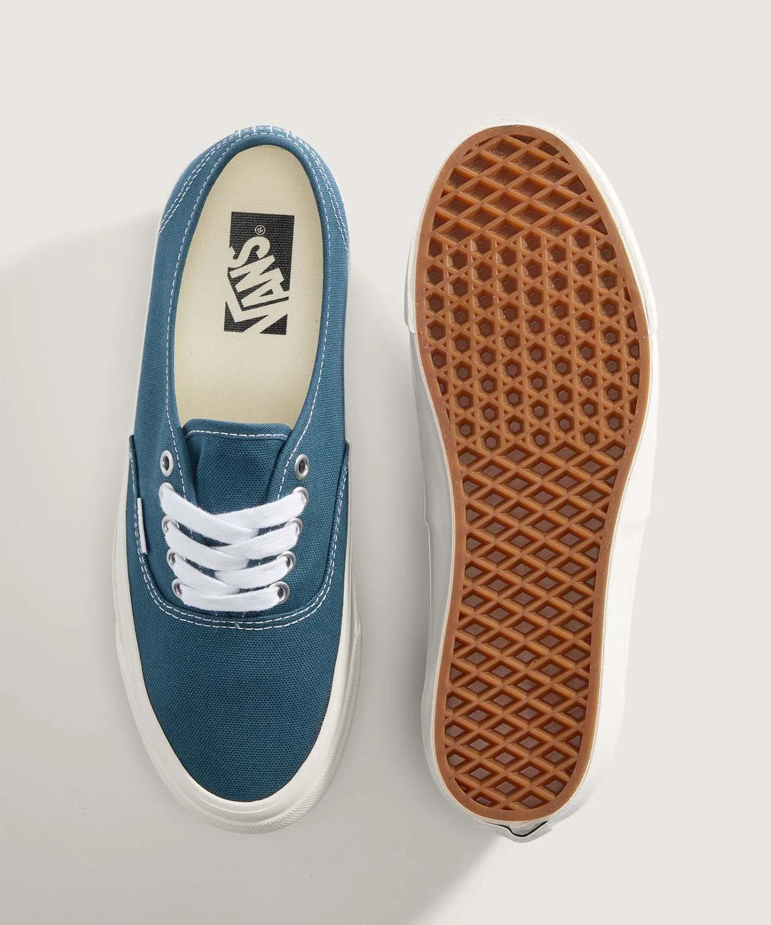 Унисекс кеды из канваса VANS PREMIUM Authentic серо-синие — фото 3