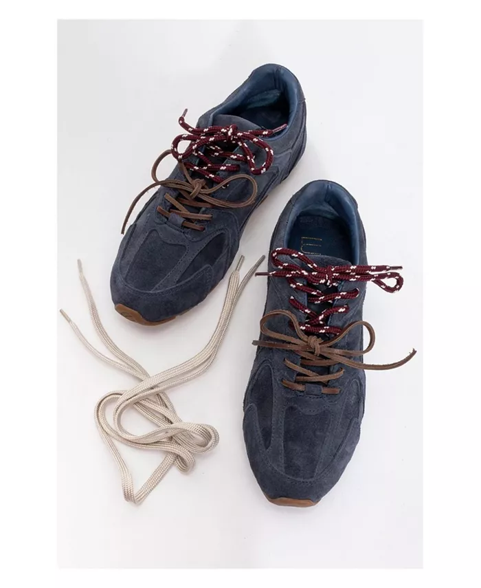 Селина Кроссовки из замши и кожи (женские) Forever & Always Shoes, синий — фото 2
