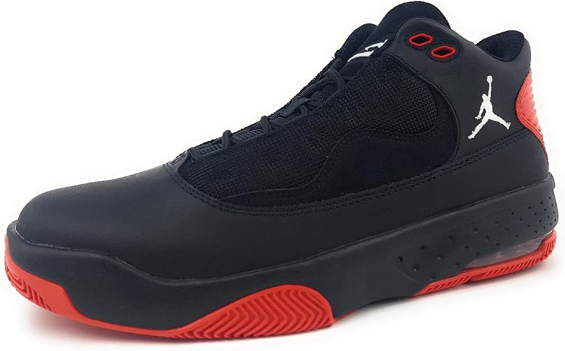 

Баскетбольные кроссовки Nike Jordan Max Aura 2 для мужчин, Black/White-Chill Red