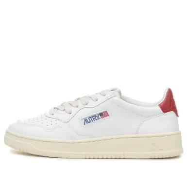 

Кроссовки medalist leather low 'white red' Autry, белый