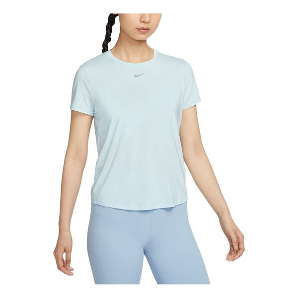 

Футболка one classic dri-fit t-shirt asia sizing 'ice blue' Nike, голубой