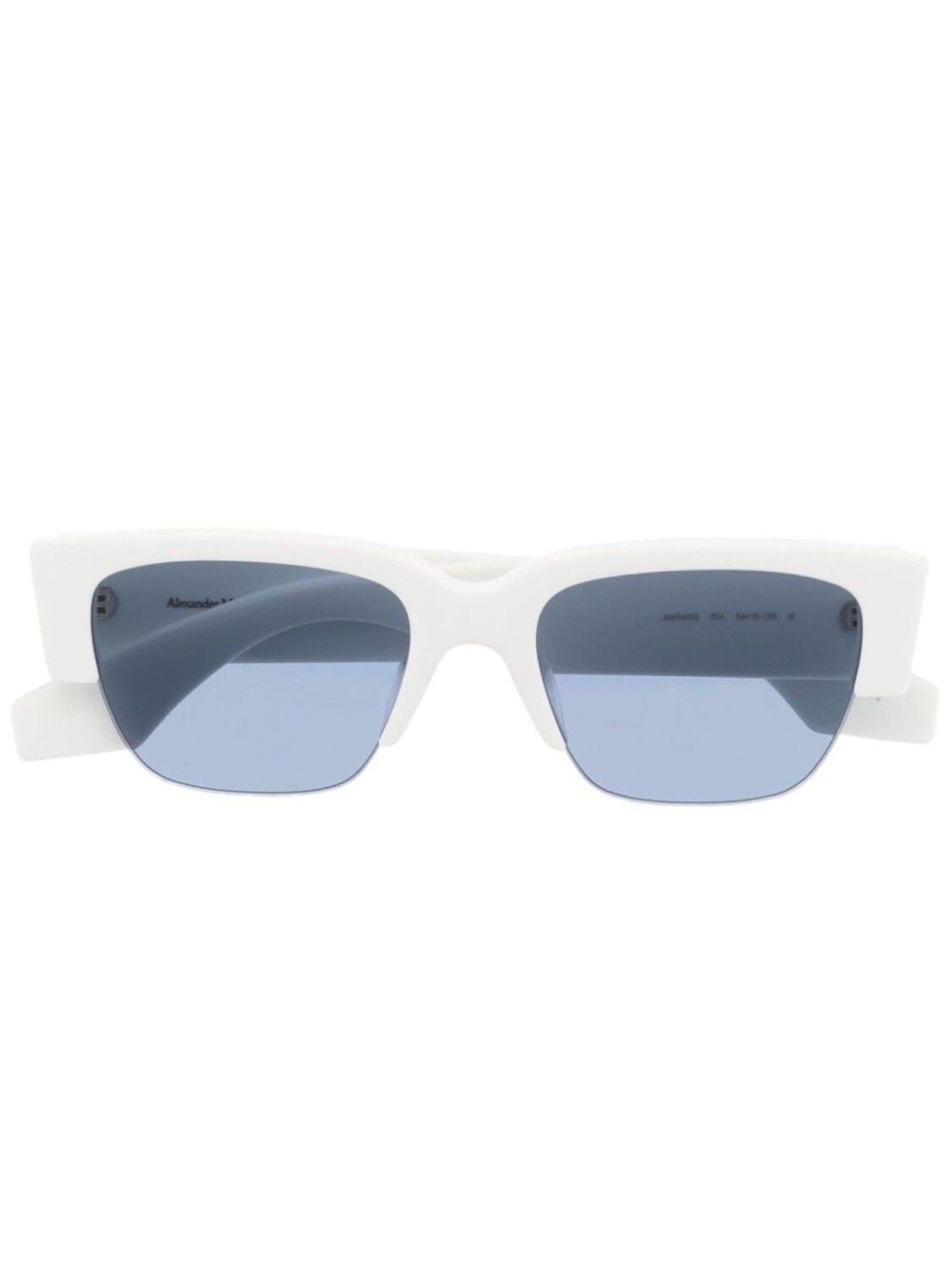 

Солнцезащитные очки с логотипом Alexander McQueen Eyewear, белый