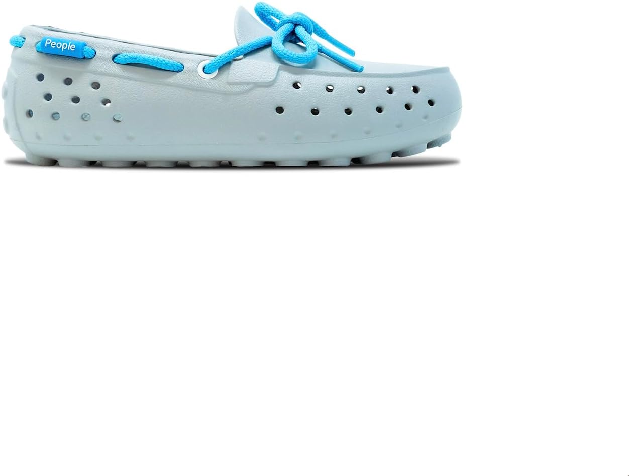 Детская обувь People Footwear Senna - водонепроницаемые мокасины на резиновой подошве, легкие и прочные лодочные туфли для мальчиков и девочек, нескользящие водные туфли для активного отдыха на улице, серый — фото 4