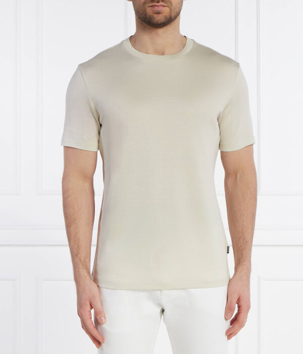 

Футболка Boss Tiburt Regular Fit, бежевый