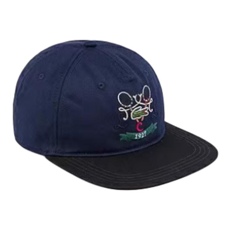 

LACOSTE Хлопковая бейсболка унисекс разноцветная, Navy Blue