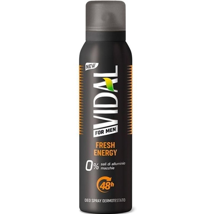 

Дезодорант для мужчин Fresh Energy 48ч 150мл Vidal