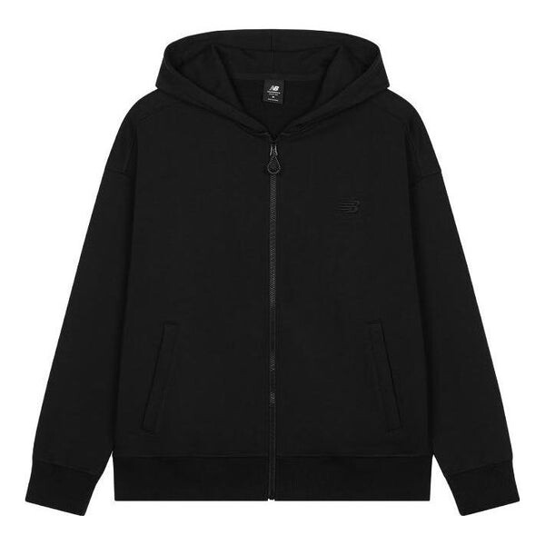 

Куртка с капюшоном и застежкой-молнией New Balance, черный