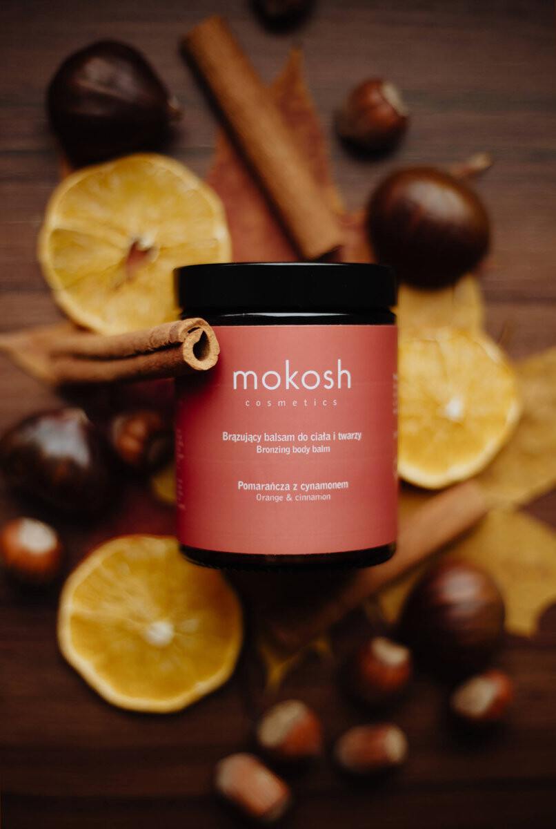 Mokosh, Bronzing Body & Face Balm, бронзирующий бальзам для тела и лица Апельсин с корицей, 180 мл — фото 3