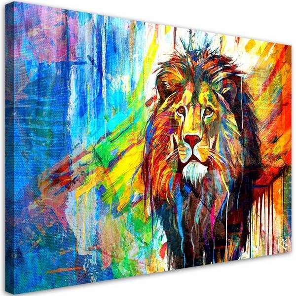 

Картина арт-принт KUNSTLOFT Majestic Roar of Colors 1, сиреневый