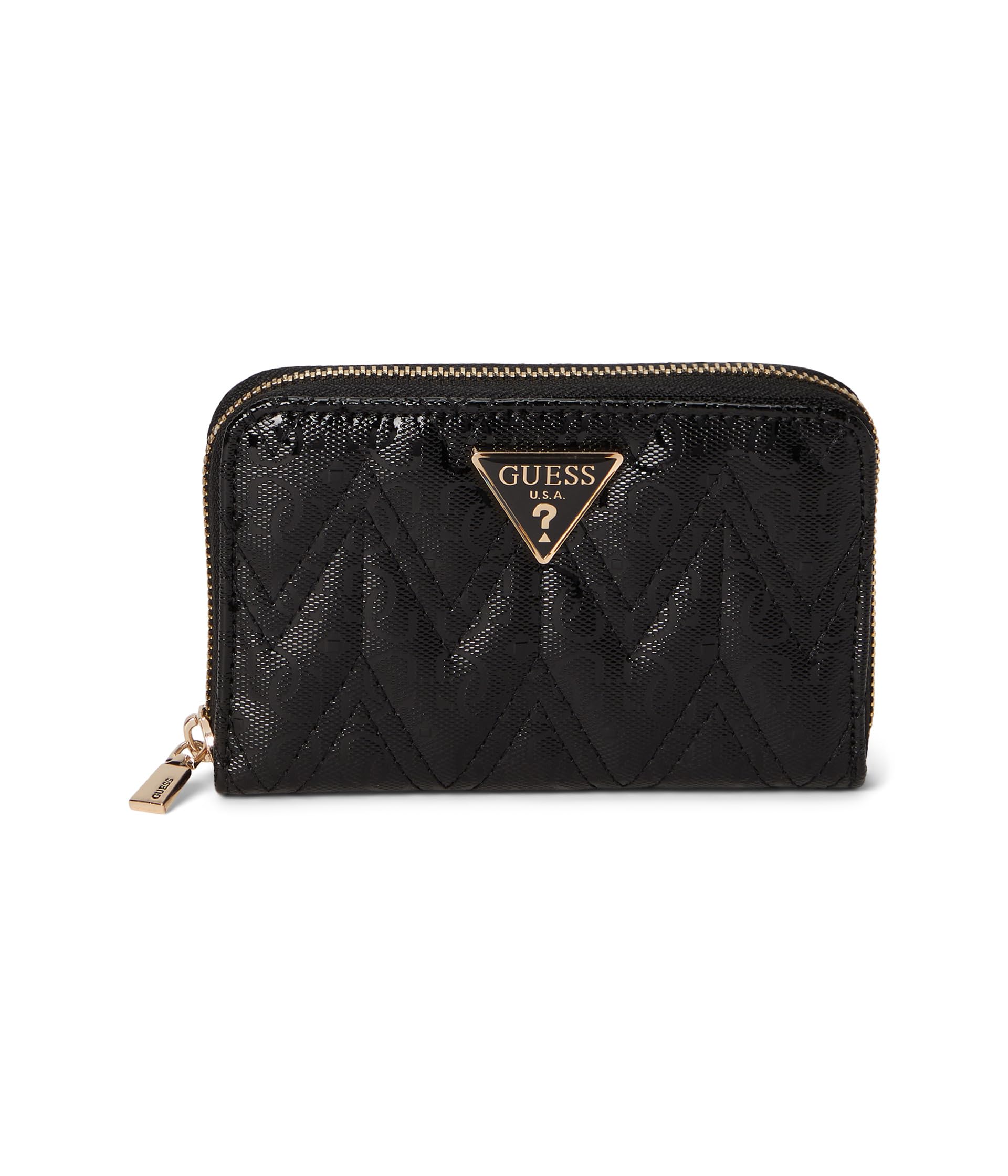 

Кошелек GUESS Adelard Medium Zip Around Wallet, черный