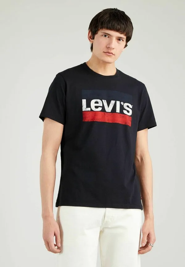Футболка с графическим принтом в спортивном стиле Levi'S, Black