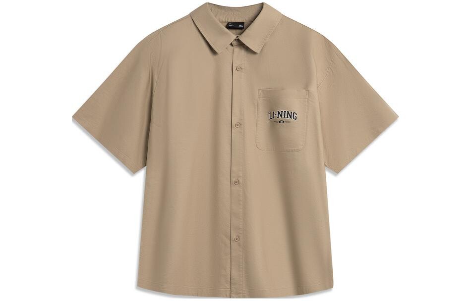 

Выходные Молодежная рубашка Мужская Хаки Lining, хаки