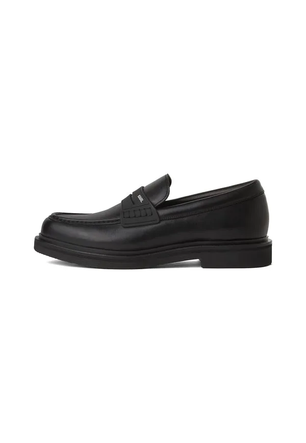 Лоферы kingston, стильные слипоны Karl Lagerfeld, Black