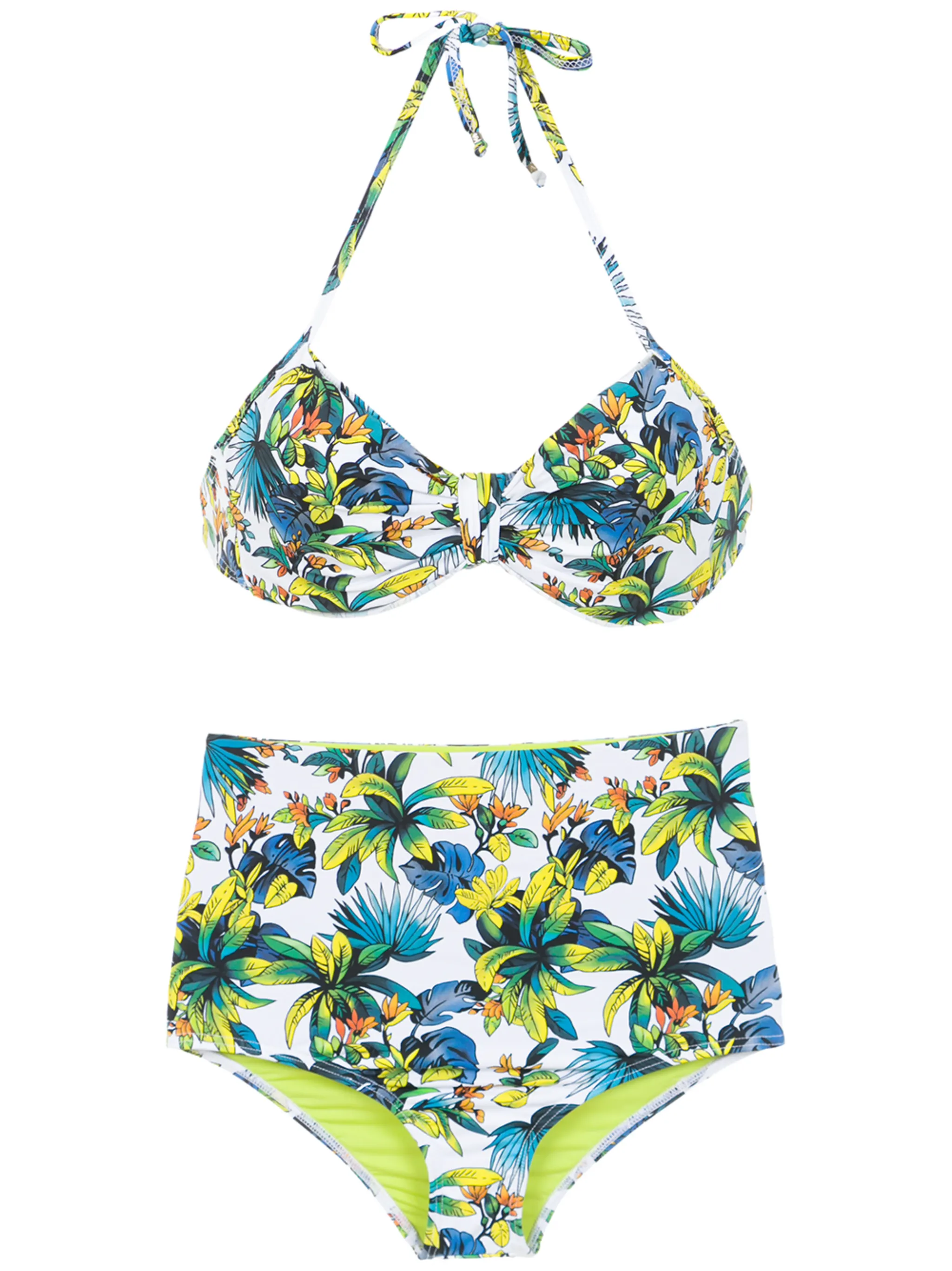 

Бикини с принтом Amir Slama, белый