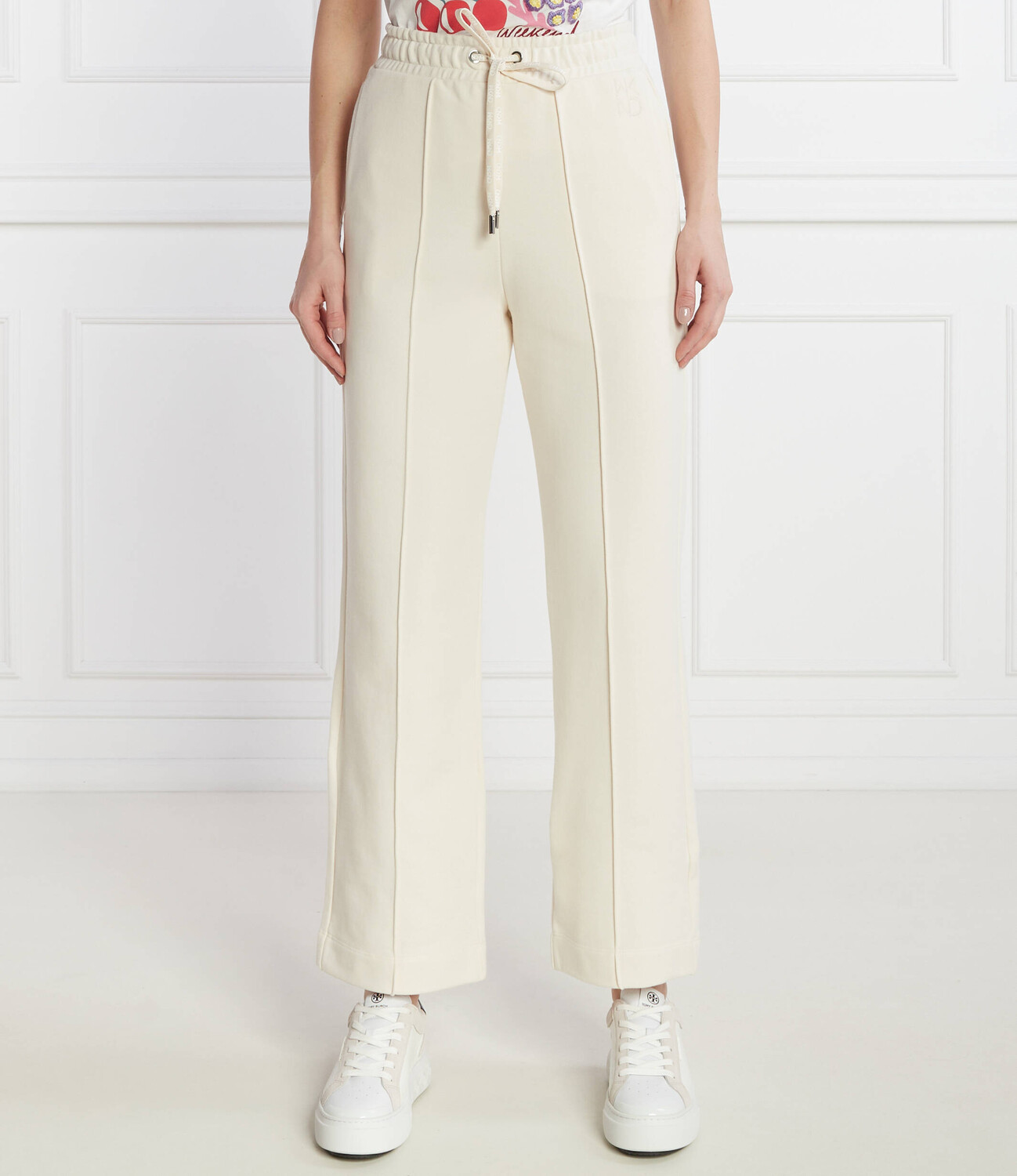 

Спортивные брюки Weekend MaxMara Regular Fit, кремовый