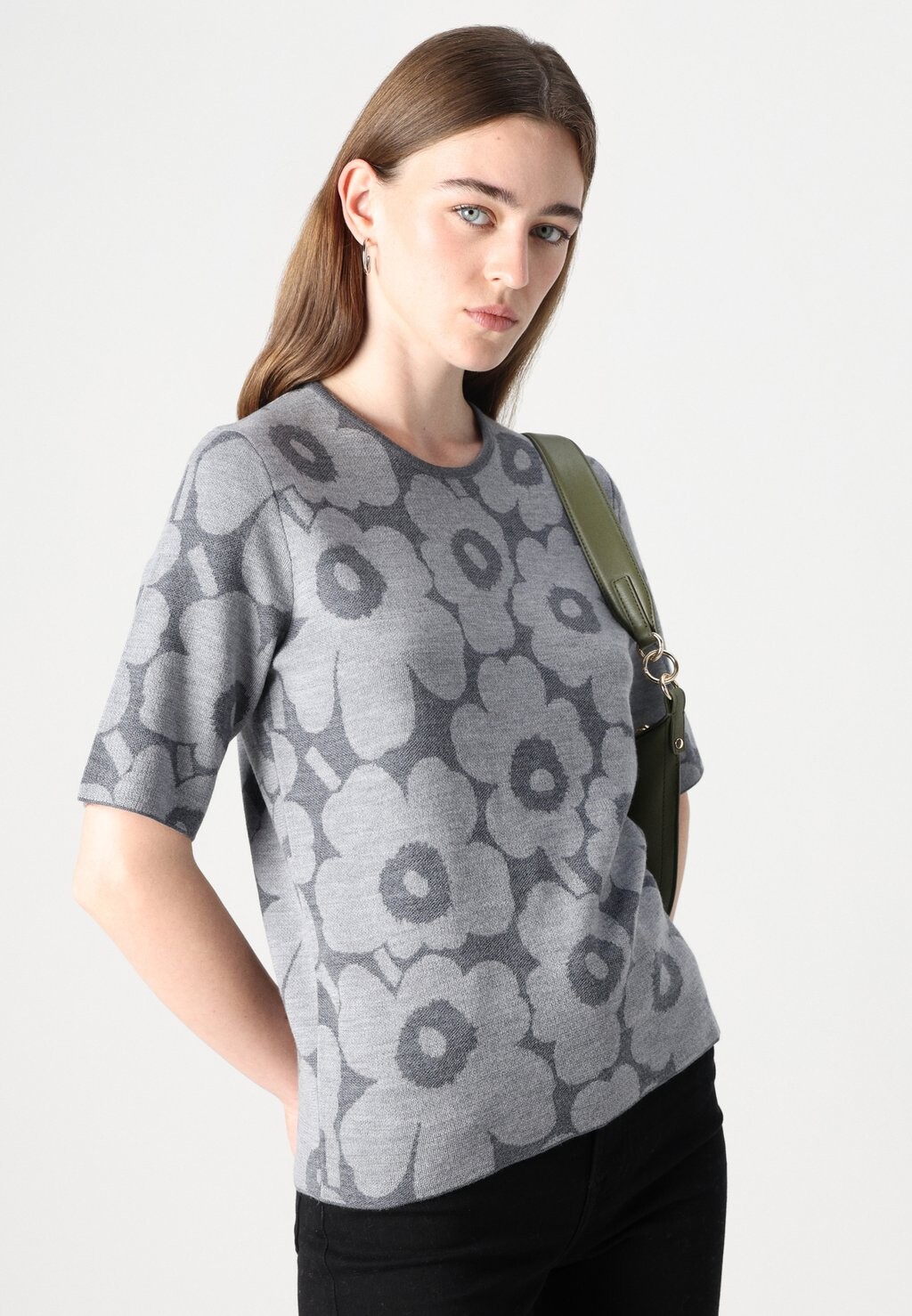 

Футболка с принтом KEHYS UNIKKO Marimekko, серый