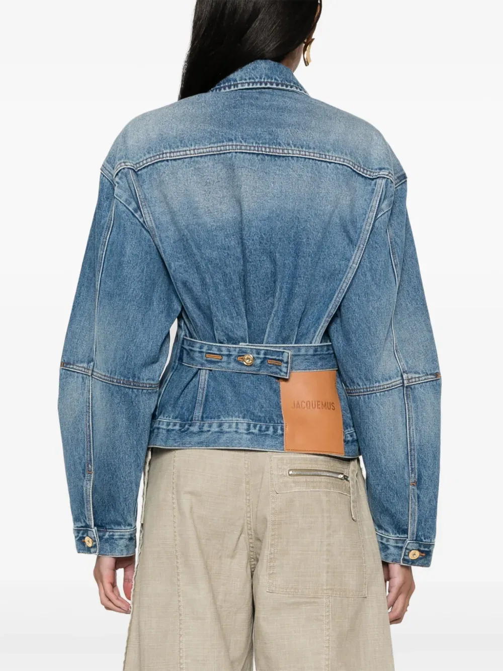 Джинсовая куртка La Veste de Nimes Jacquemus, синий — фото 4