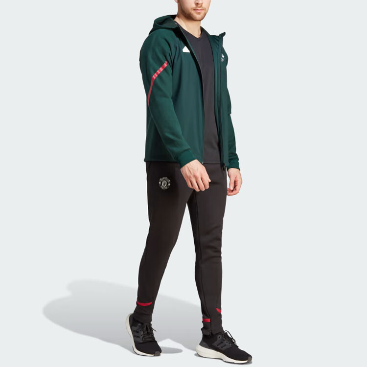 Футболка мужская Manchester United зеленая Adidas, зеленый — фото 2