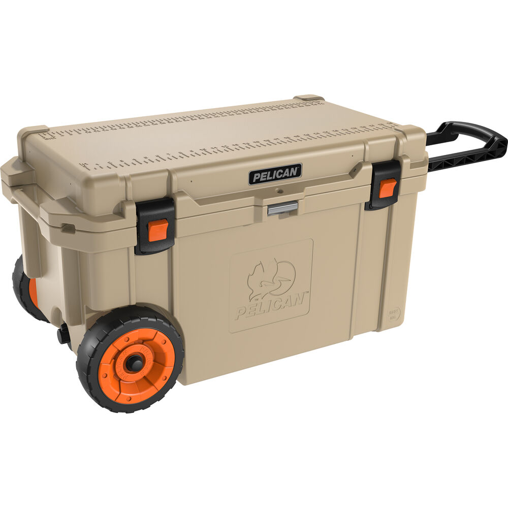 

Pelican 65QW Elite Wheeled Cooler (бежевый)