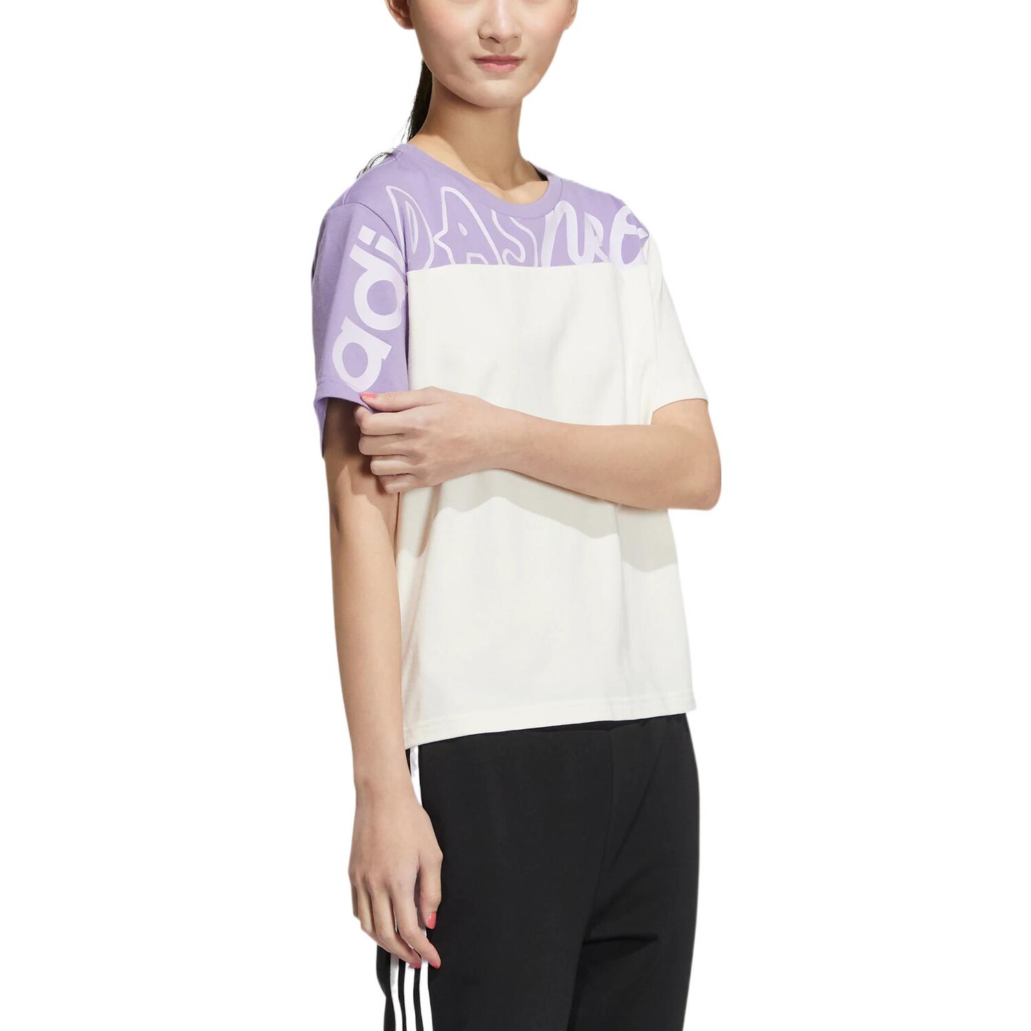 Футболка женская многоцветная Adidas Neo — фото 4